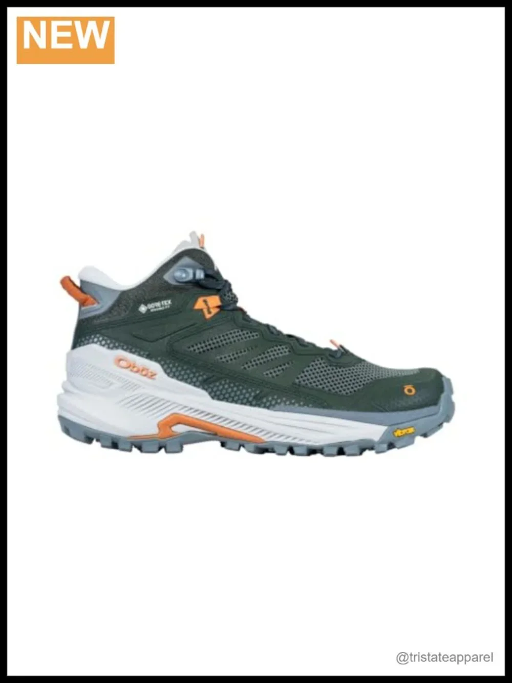 Waterproof Hiking Boots Mid-Top Lace-Up GORE-TEX Vibram Traction